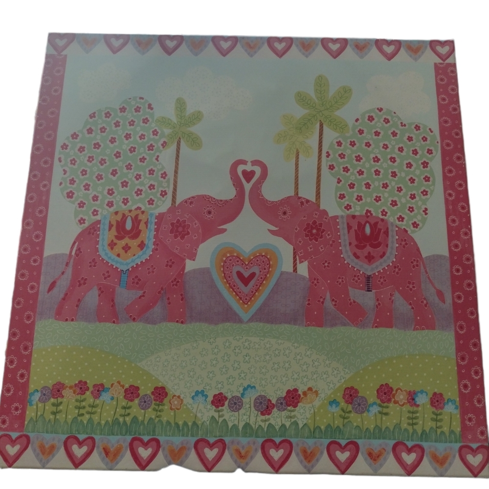 Euc cute elephant large framed picture - Picture 2 of 2